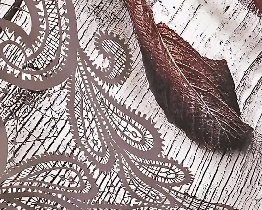 لحاف کریس — نقش پارچه